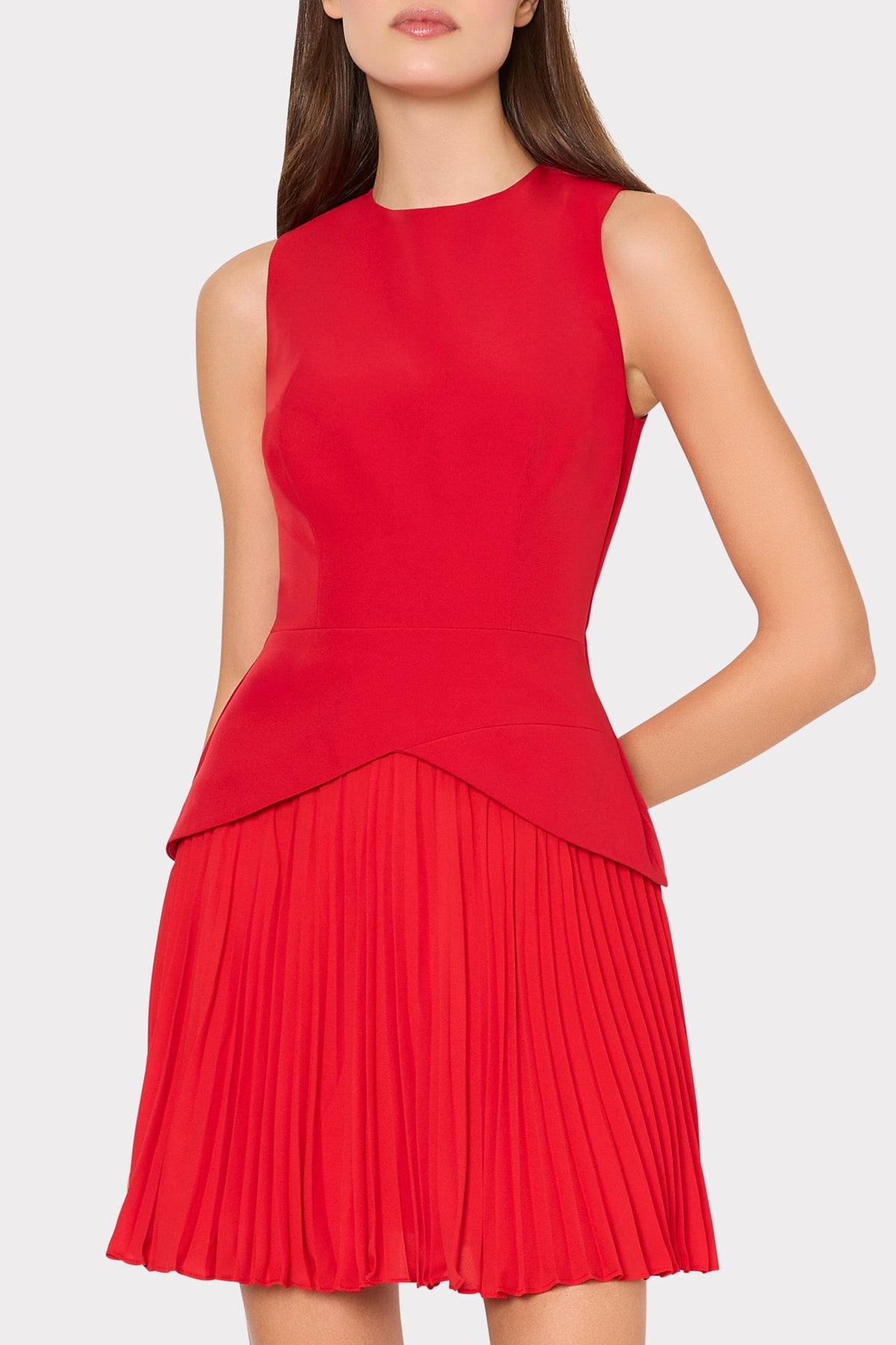 Haddy Pleated Mini Dress
