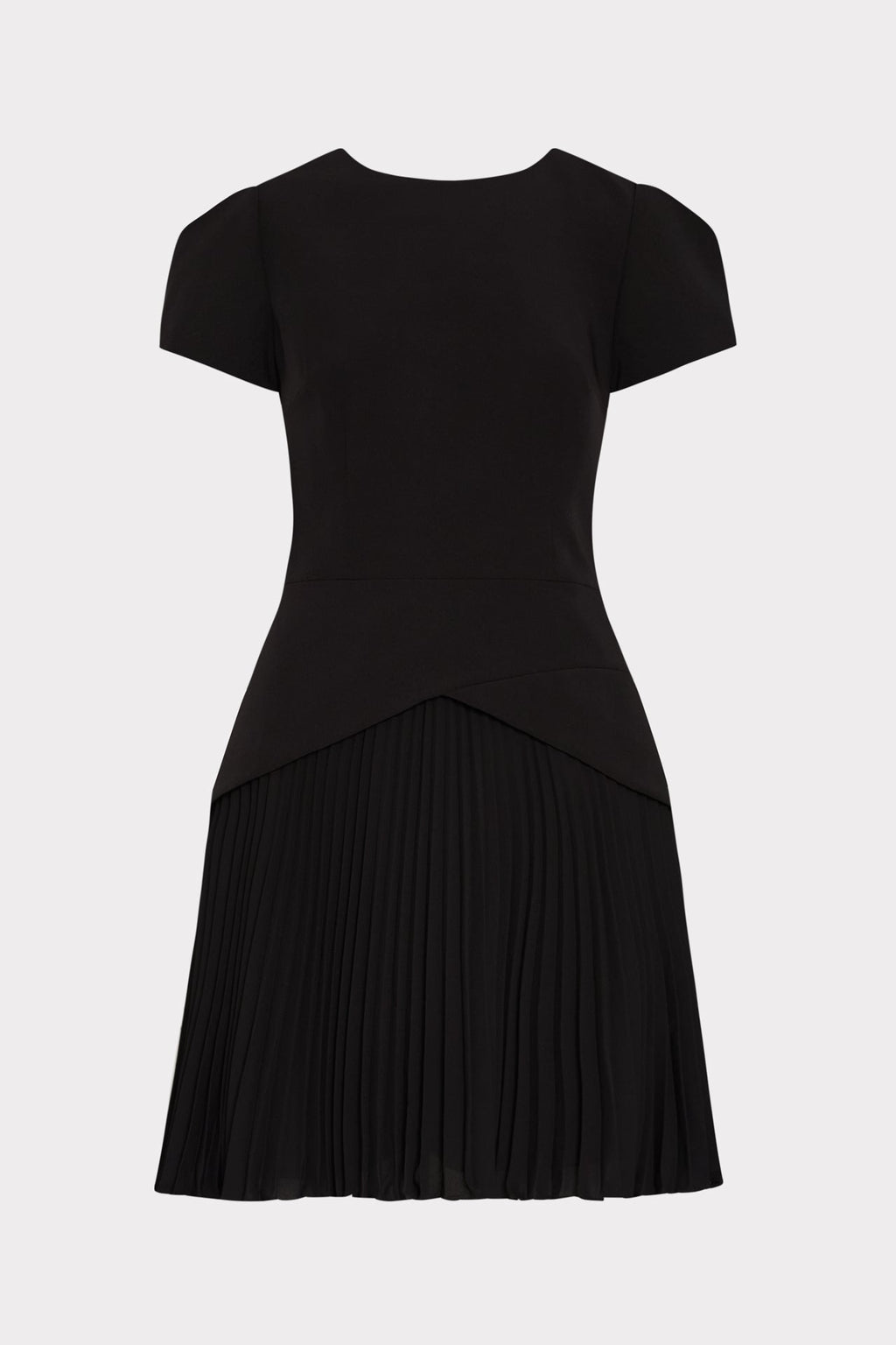 Haddy Pleated Short Sleeve Mini Dress