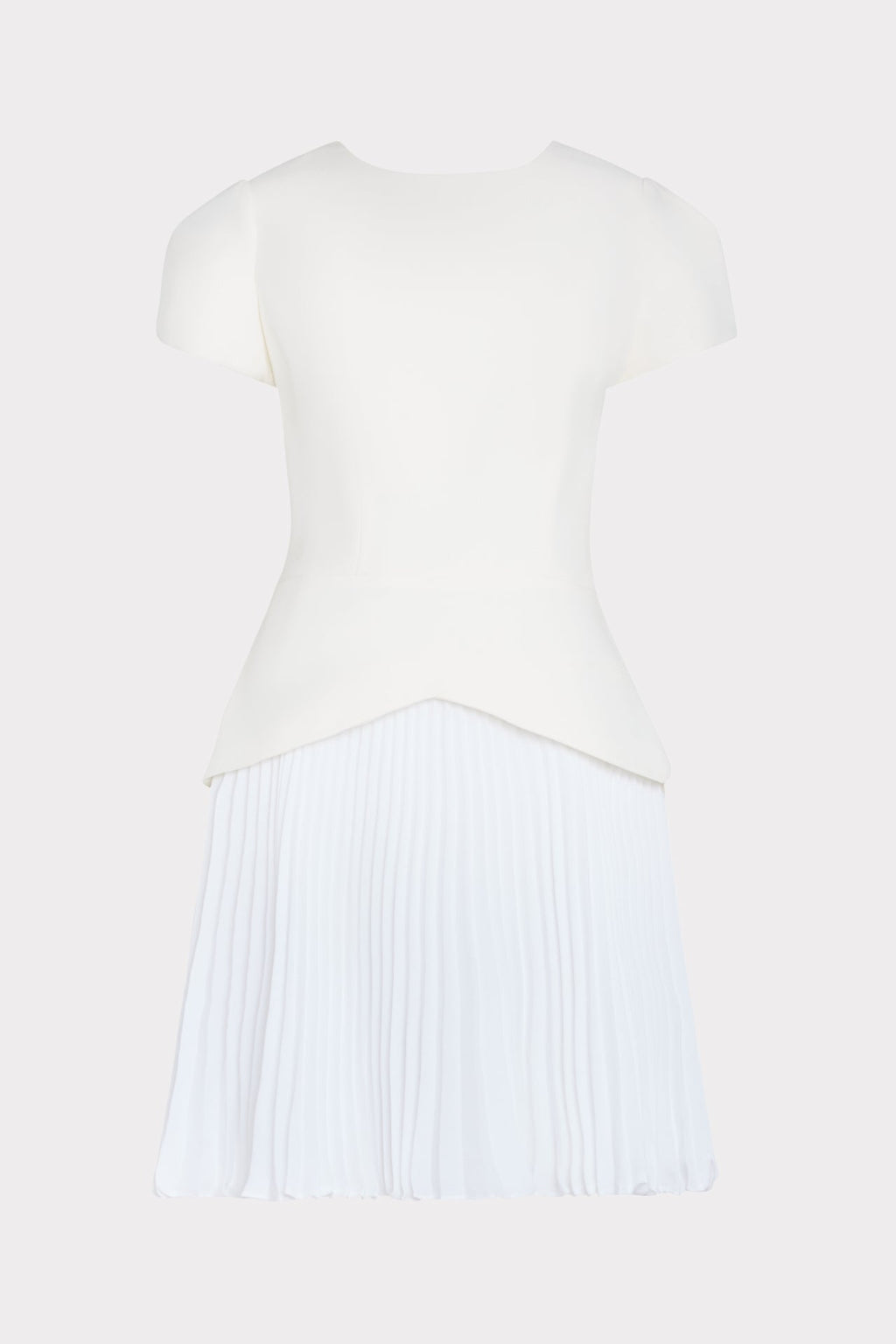Haddy Pleated Short Sleeve Mini Dress
