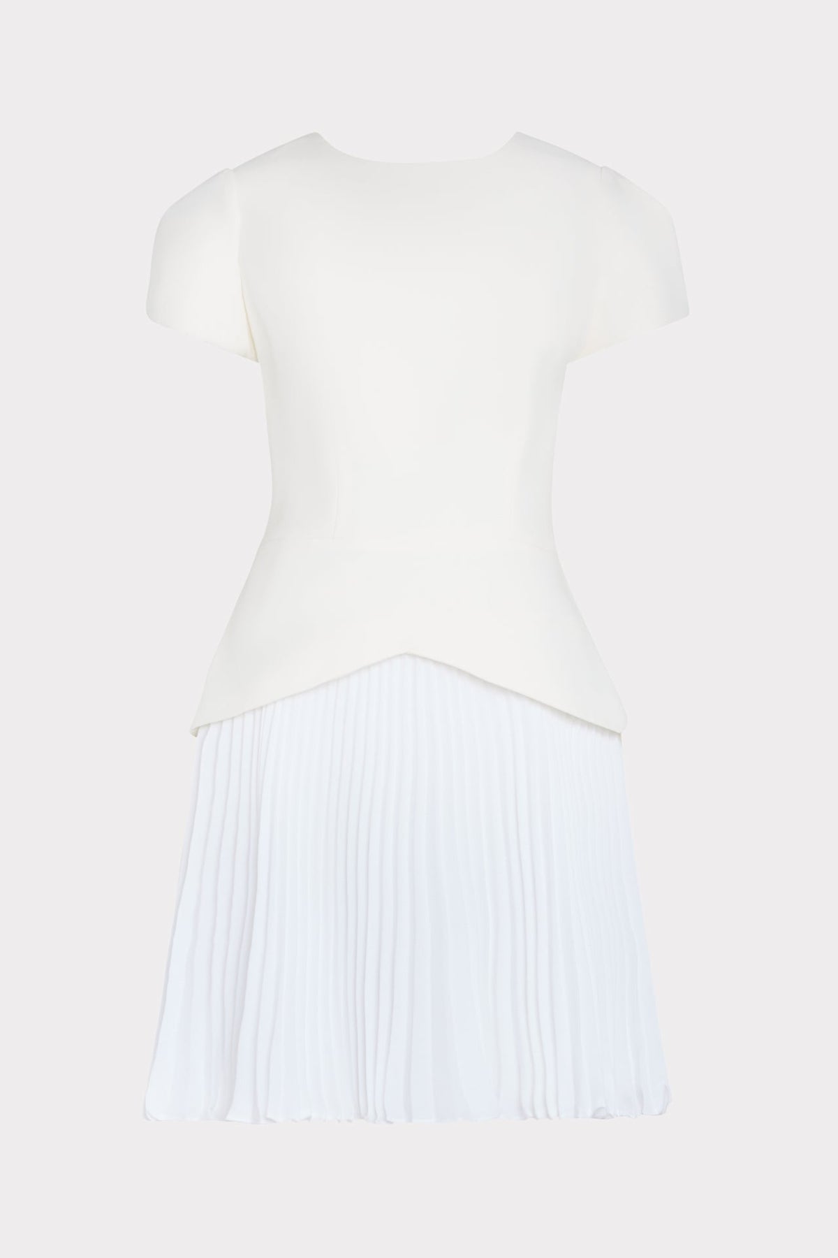 Haddy Pleated Short Sleeve Mini Dress