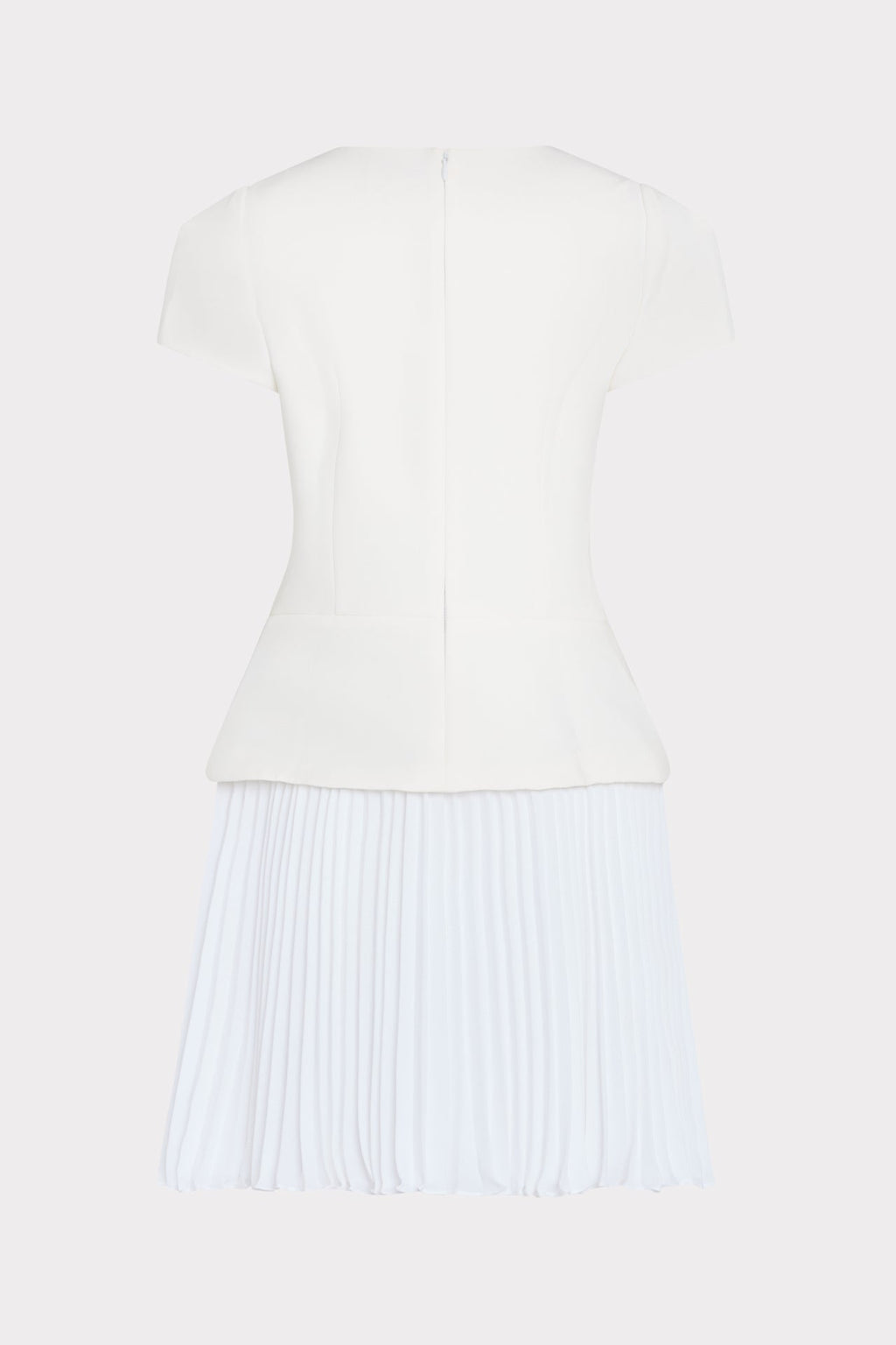 Haddy Pleated Short Sleeve Mini Dress