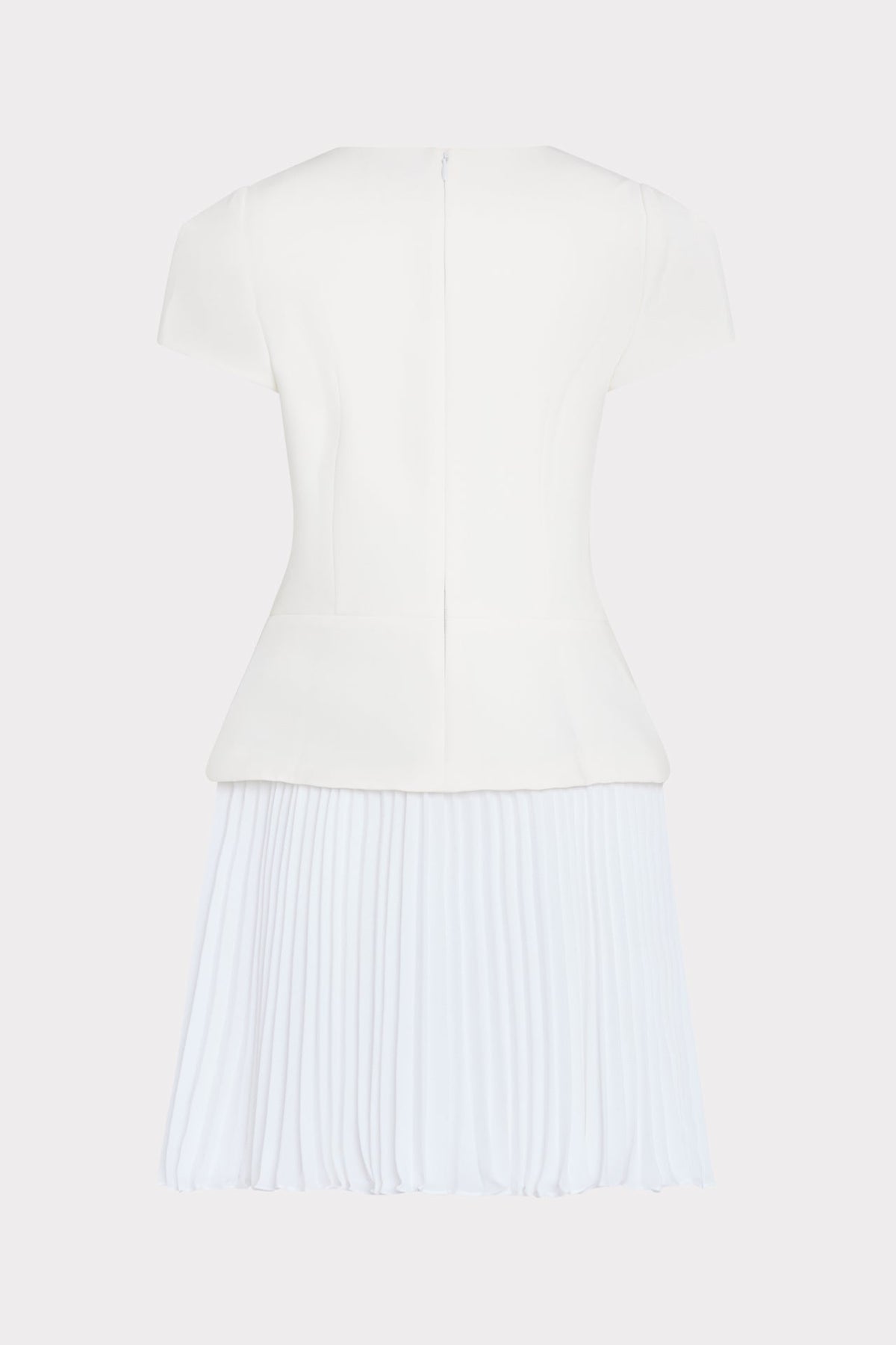 Haddy Pleated Short Sleeve Mini Dress