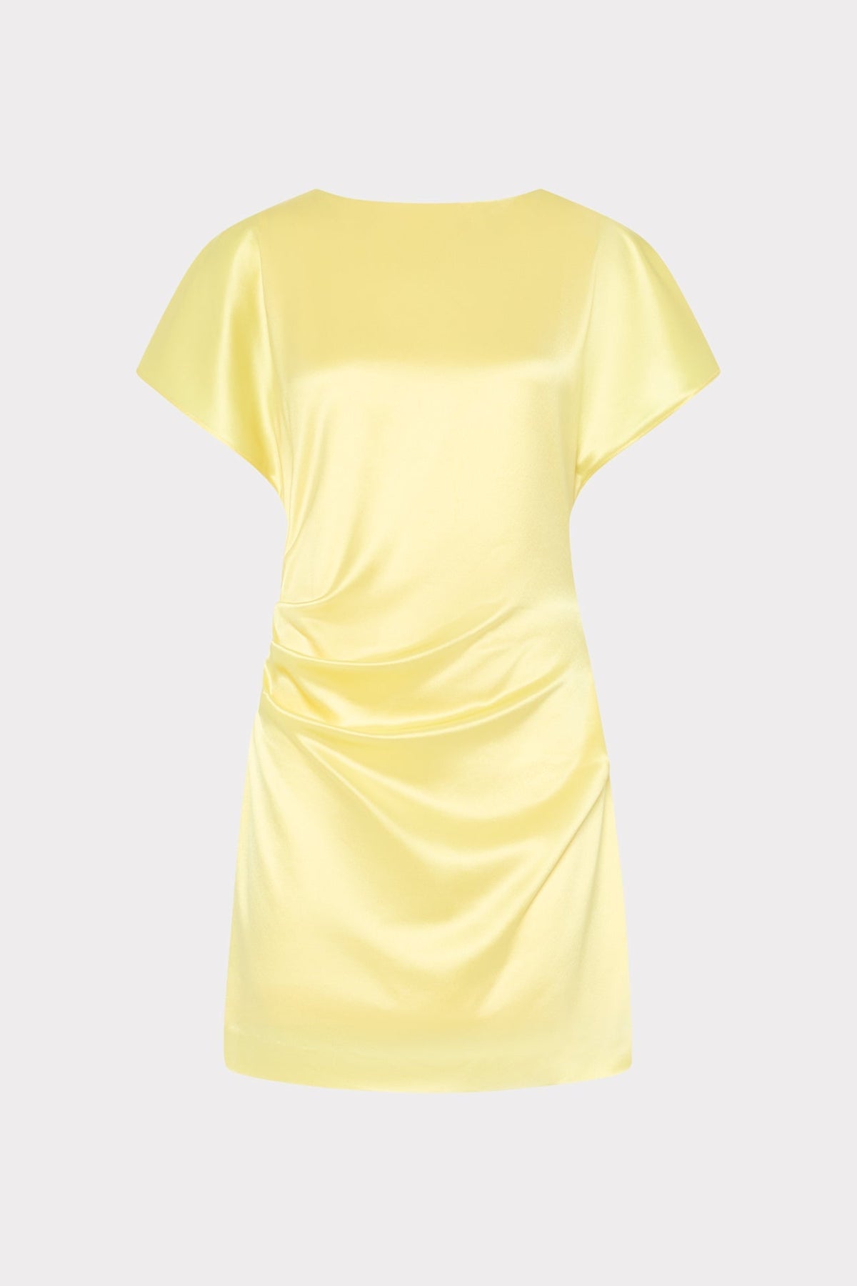 Kora Hammered Satin Mini Dress