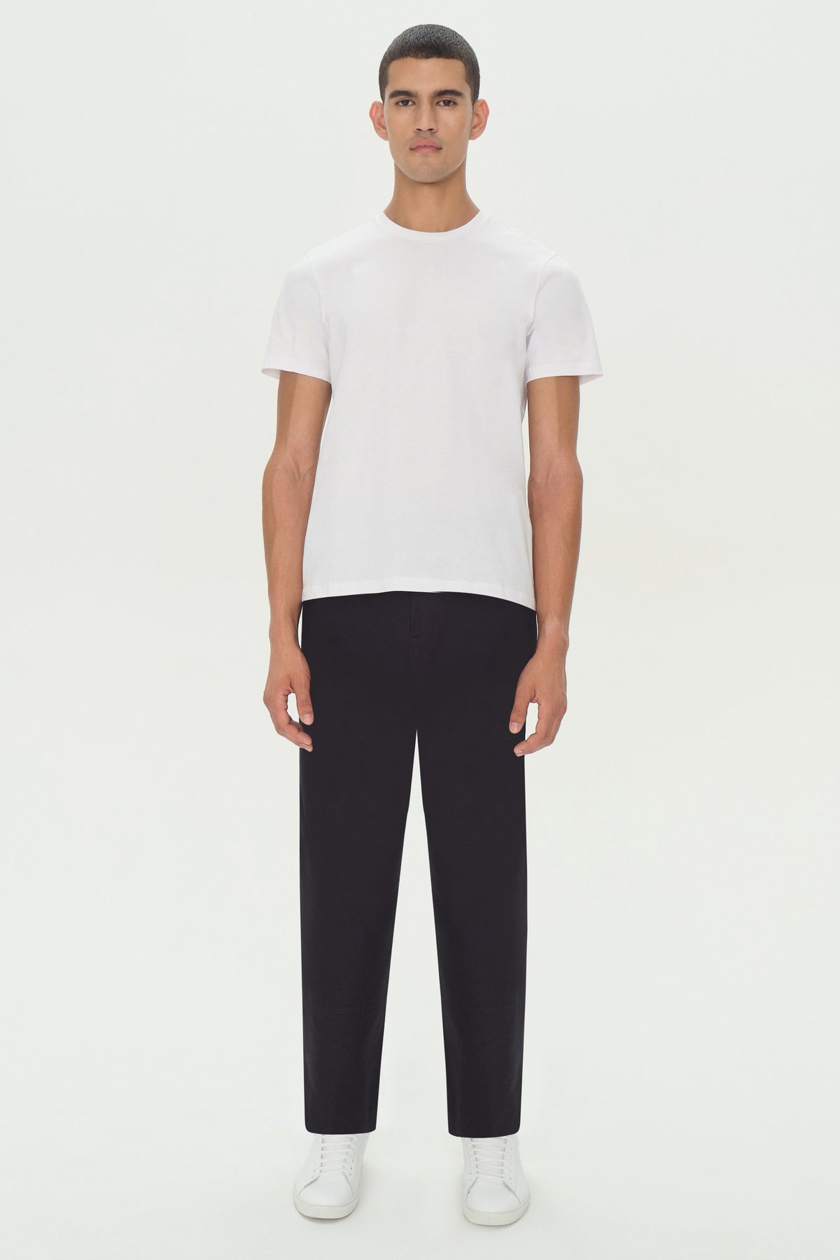 Smooth Cotton Crewneck
