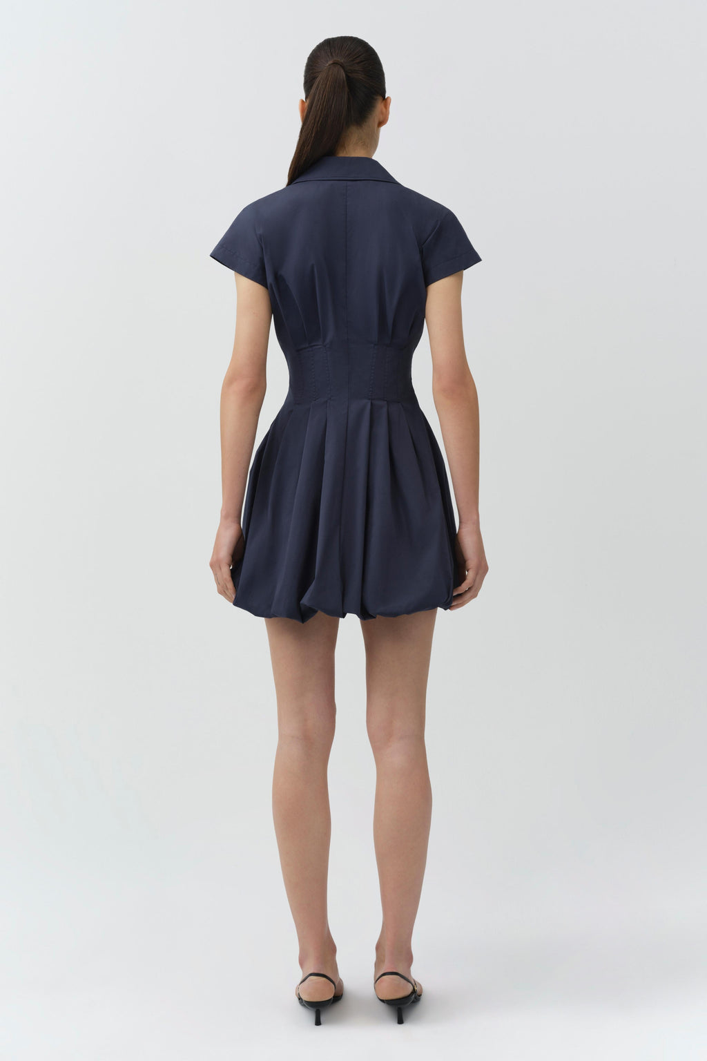 Lirinne Cotton Bubble Mini Dress