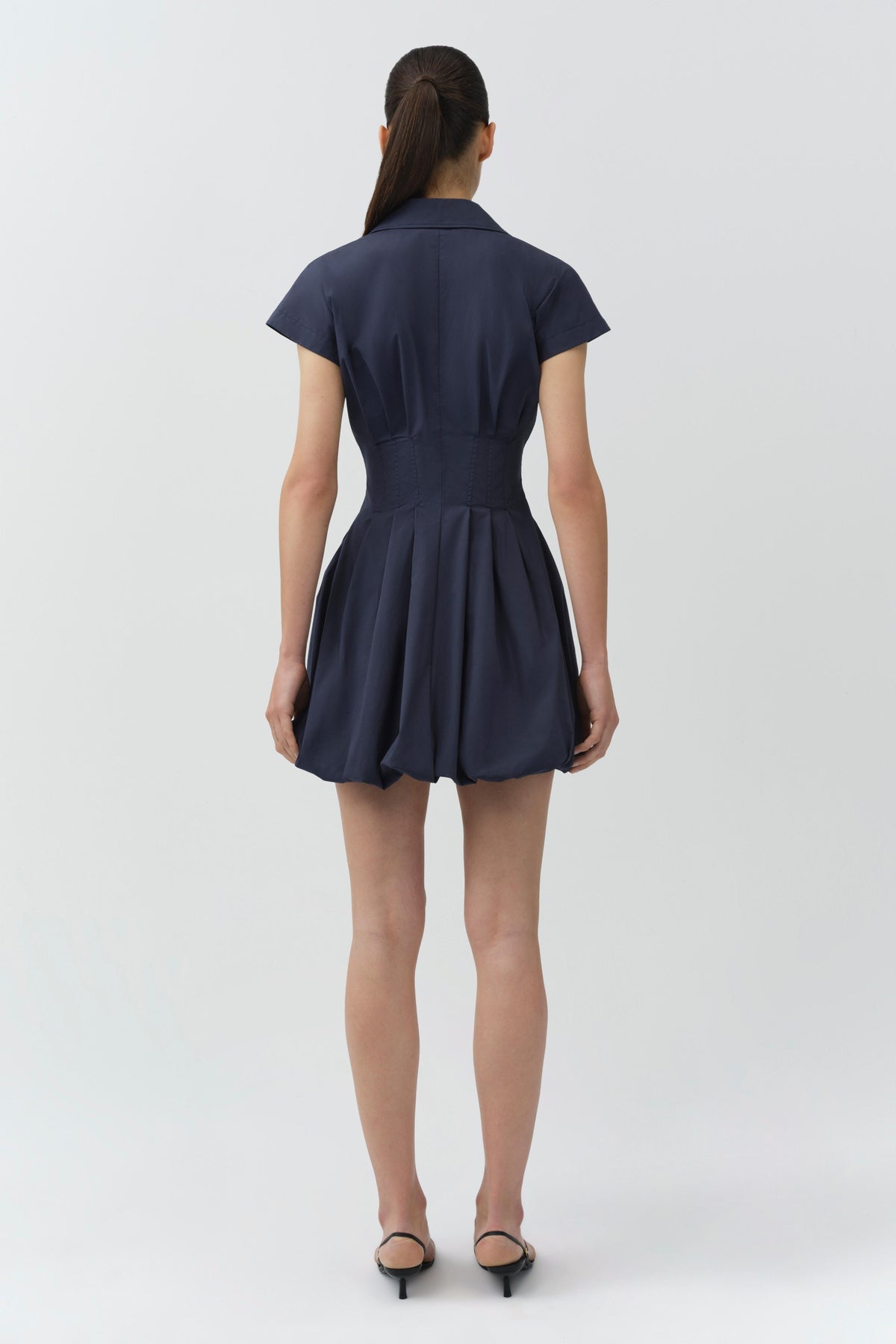 Lirinne Cotton Bubble Mini Dress