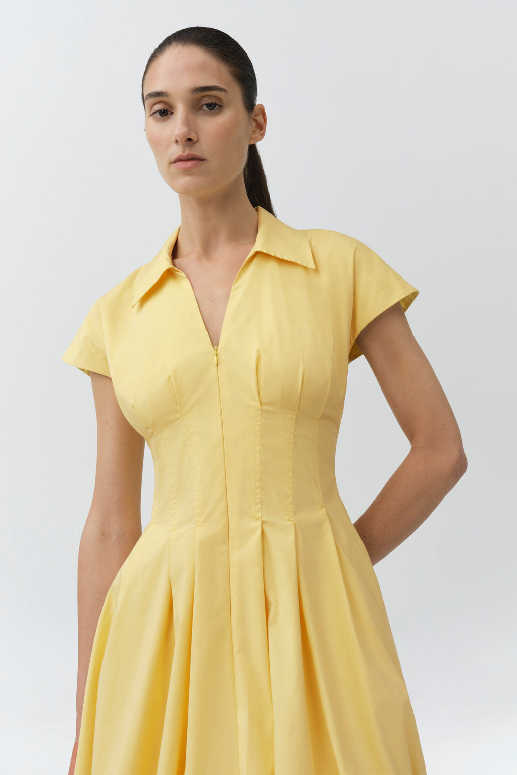 Lirinne Cotton Bubble Mini Dress