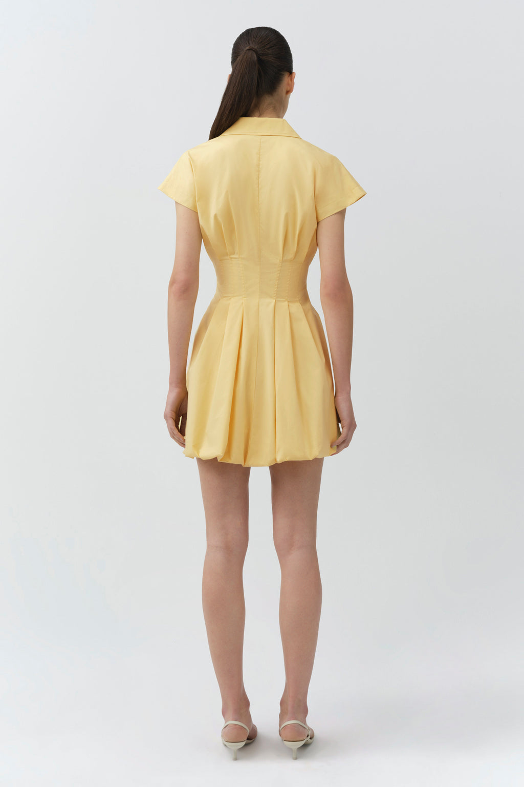 Lirinne Cotton Bubble Mini Dress
