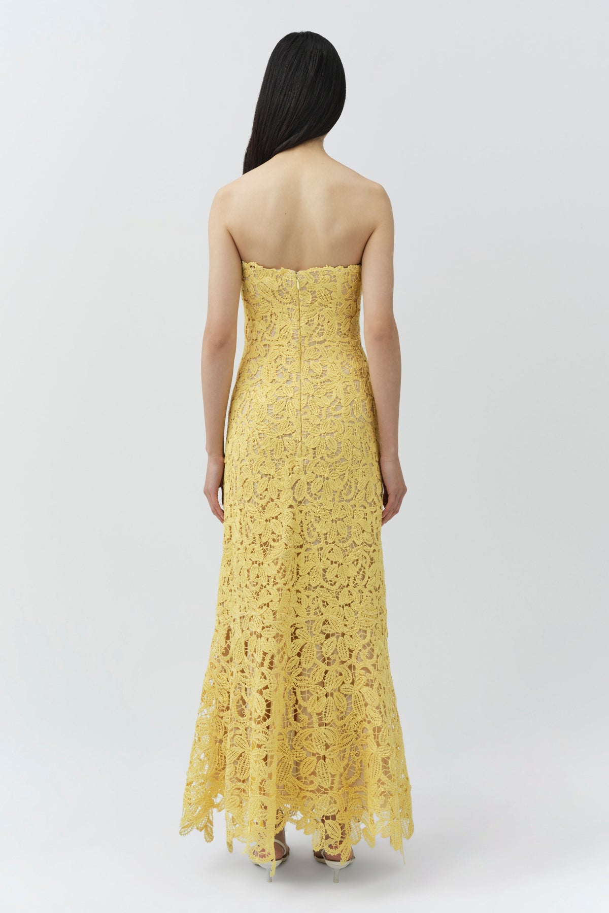Sera Floral Raffia Bustier Midi Dress