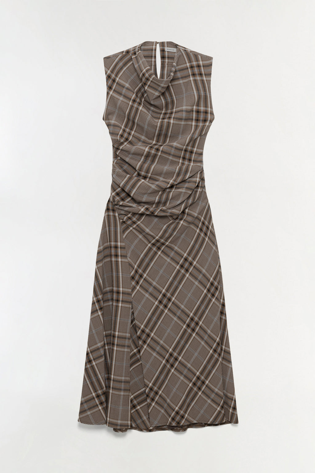 Burke Draped Midi Dress