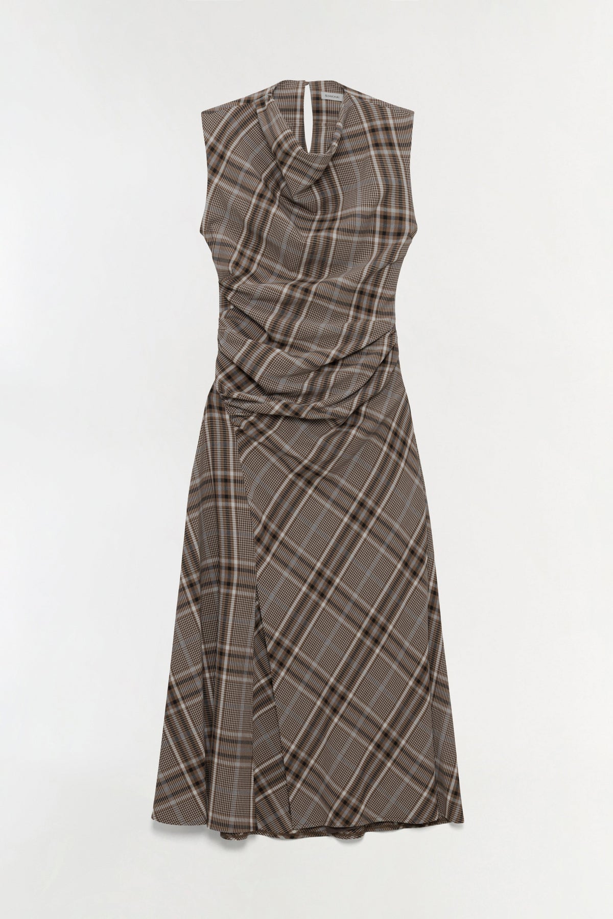 Burke Draped Midi Dress