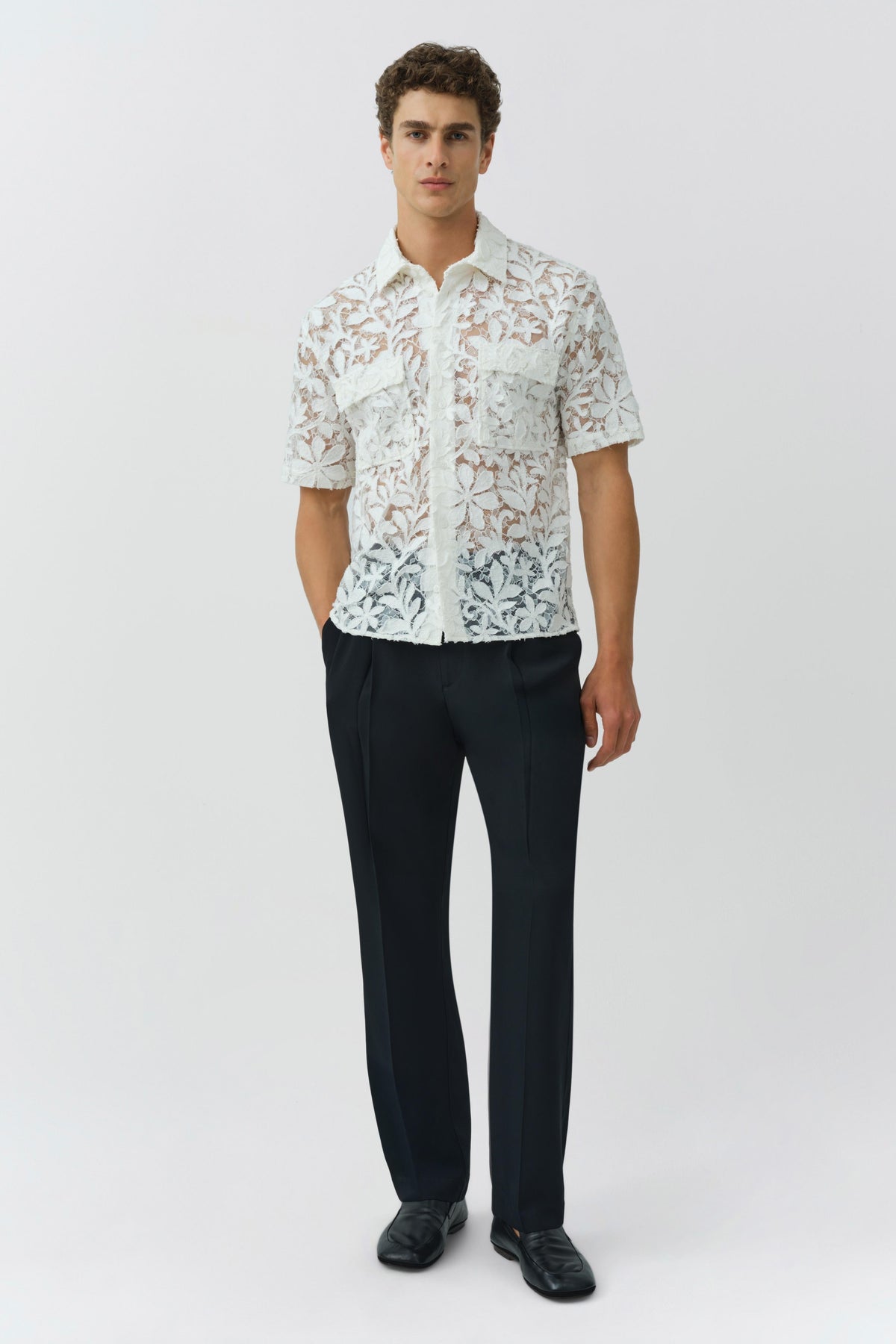 Alan Cotton Lace Shirt
