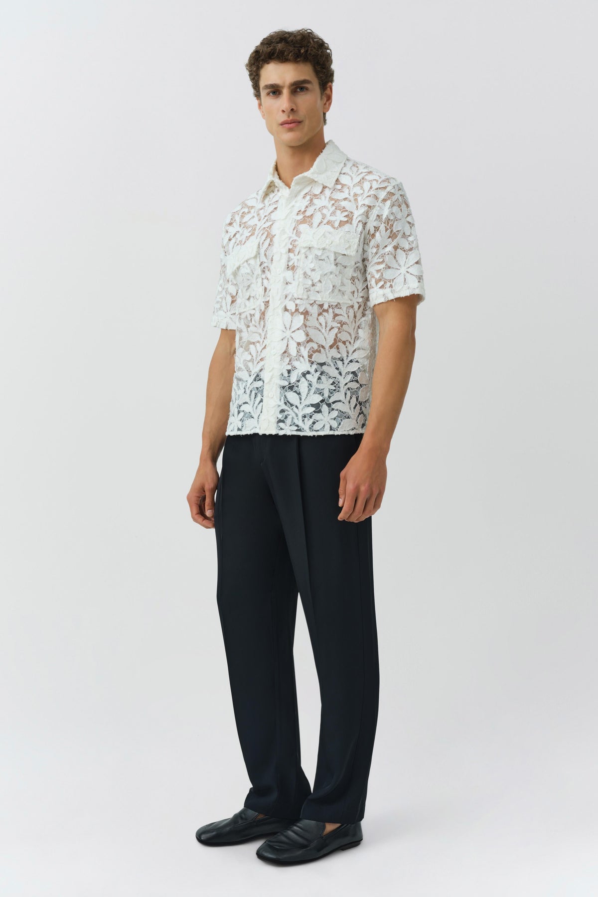 Alan Cotton Lace Shirt
