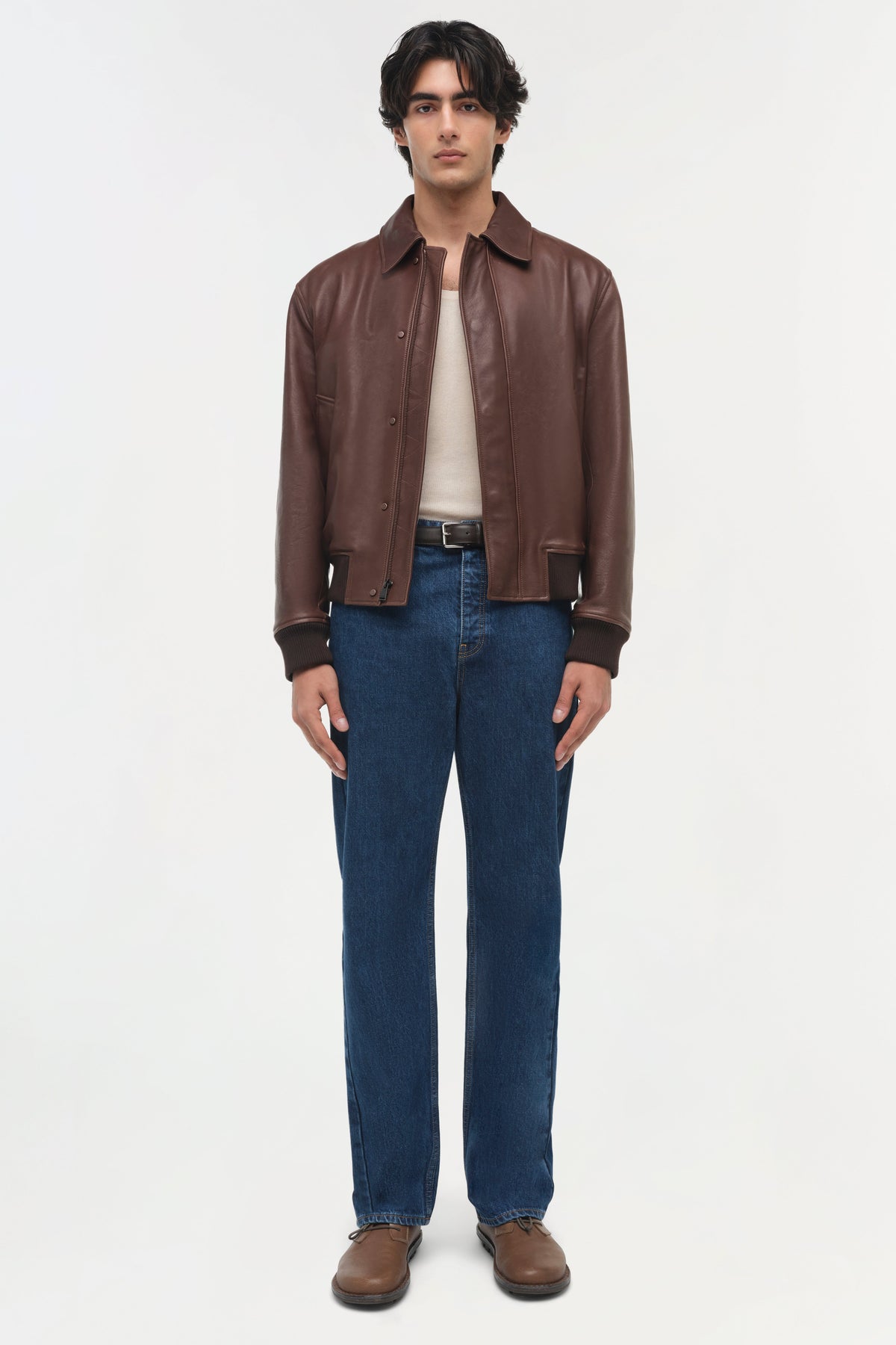 Bauer Leather Blouson Jacket