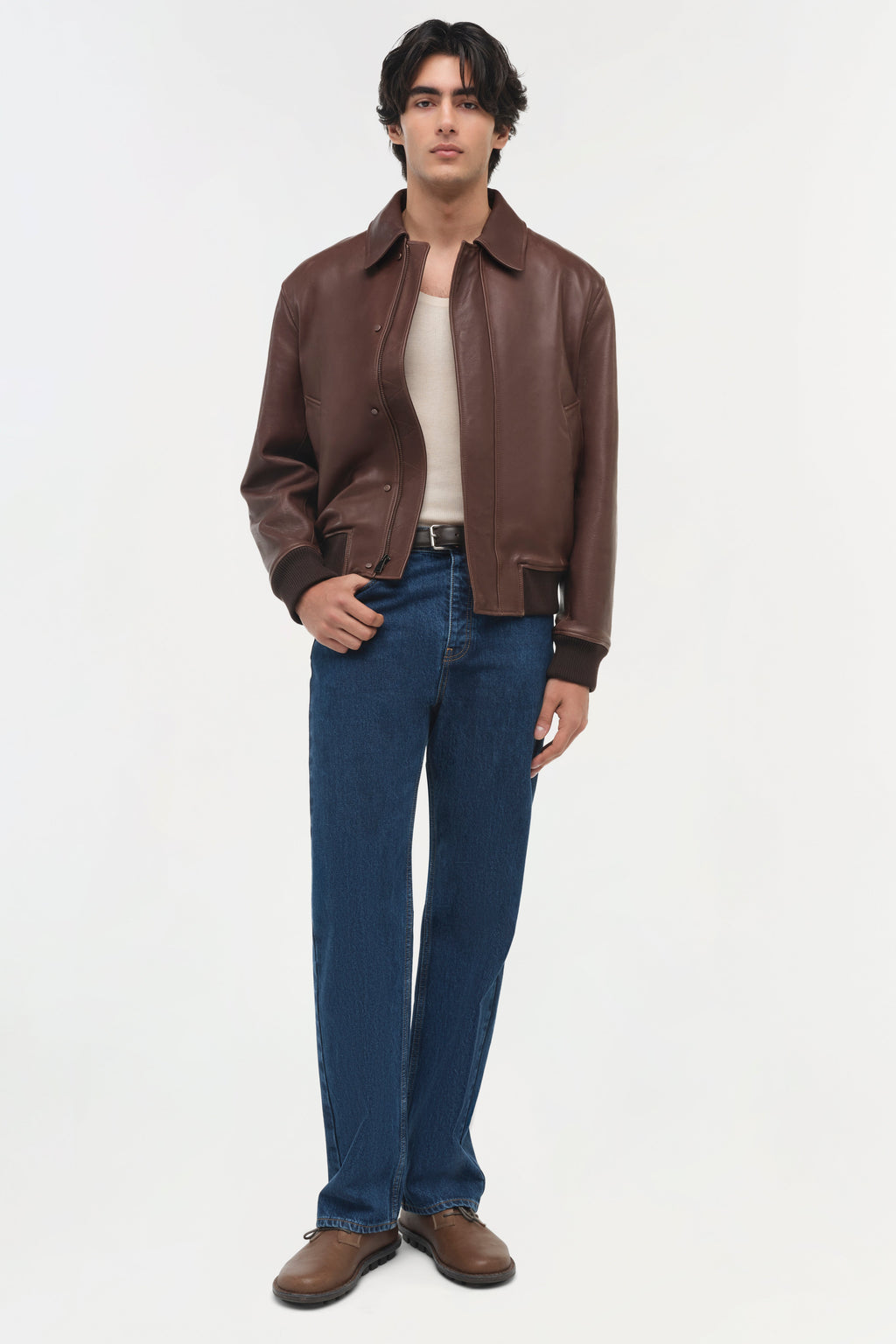 Bauer Leather Blouson Jacket