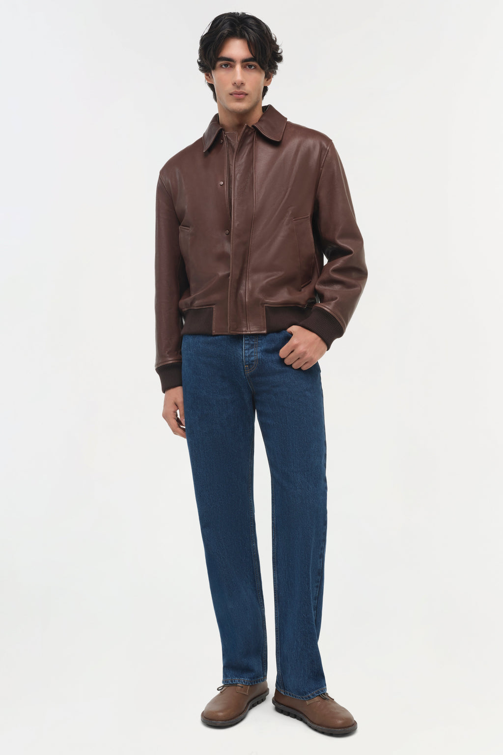 Bauer Leather Blouson Jacket