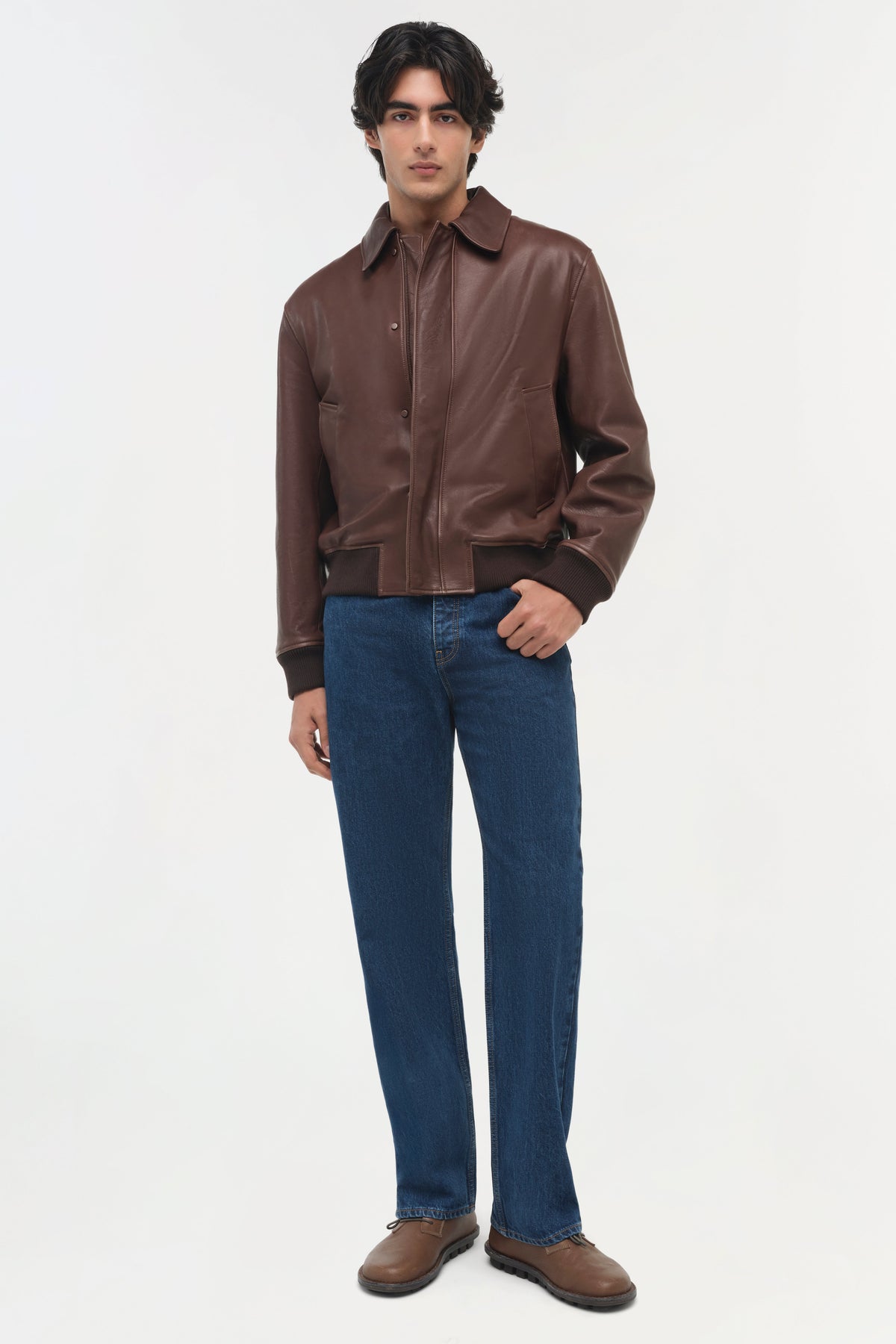 Bauer Leather Blouson Jacket