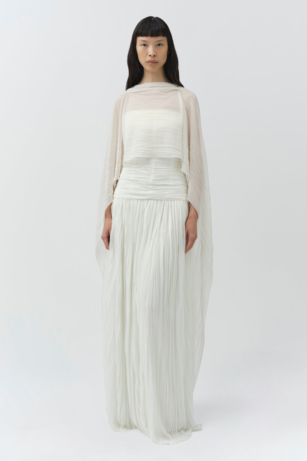 Danielle Crinkle Jersey Bustier Gown