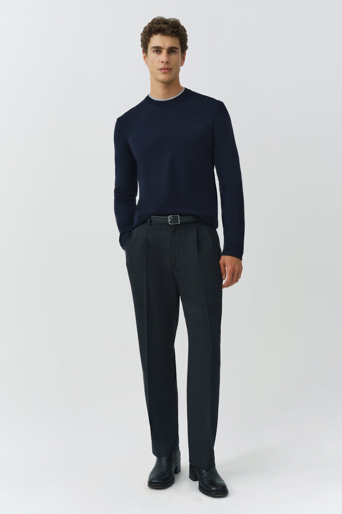 Barret Double Layer Crewneck