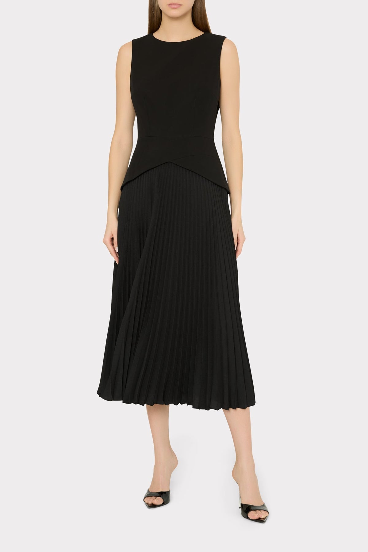 Haddy Pleated Midi Dress