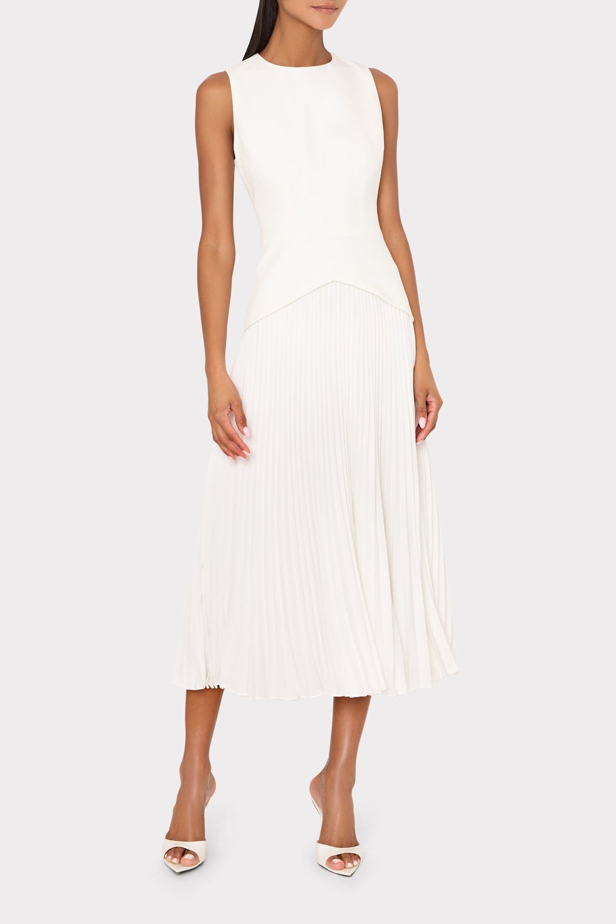 Haddy Pleated Midi Dress