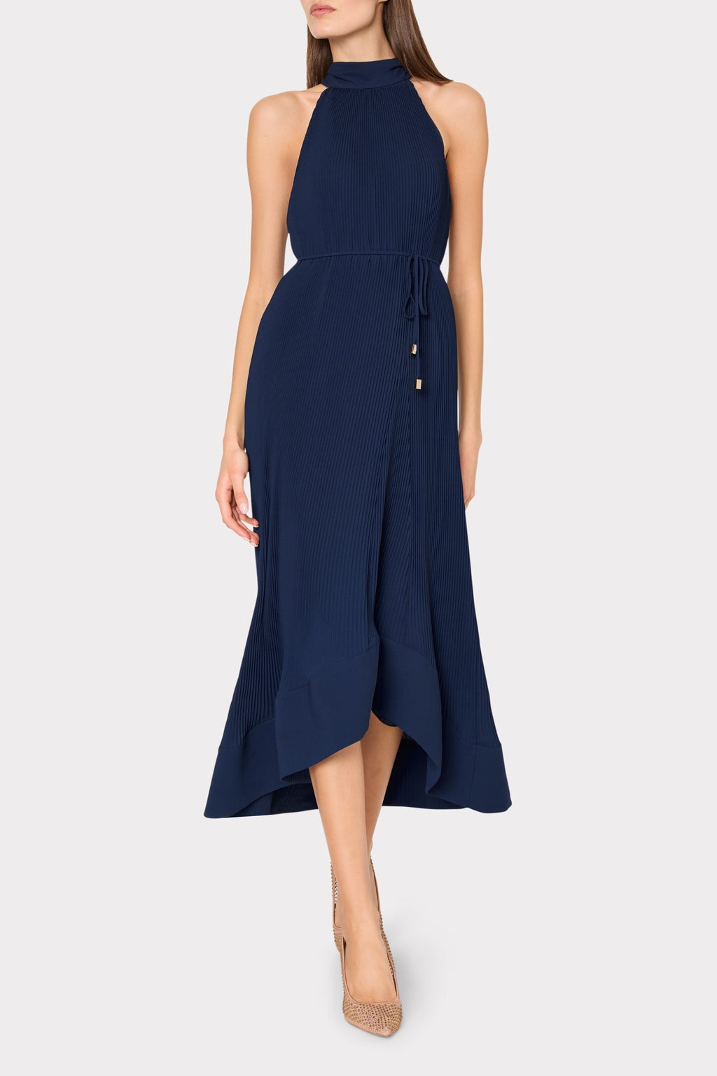 Nalani Pleated Midi Dress