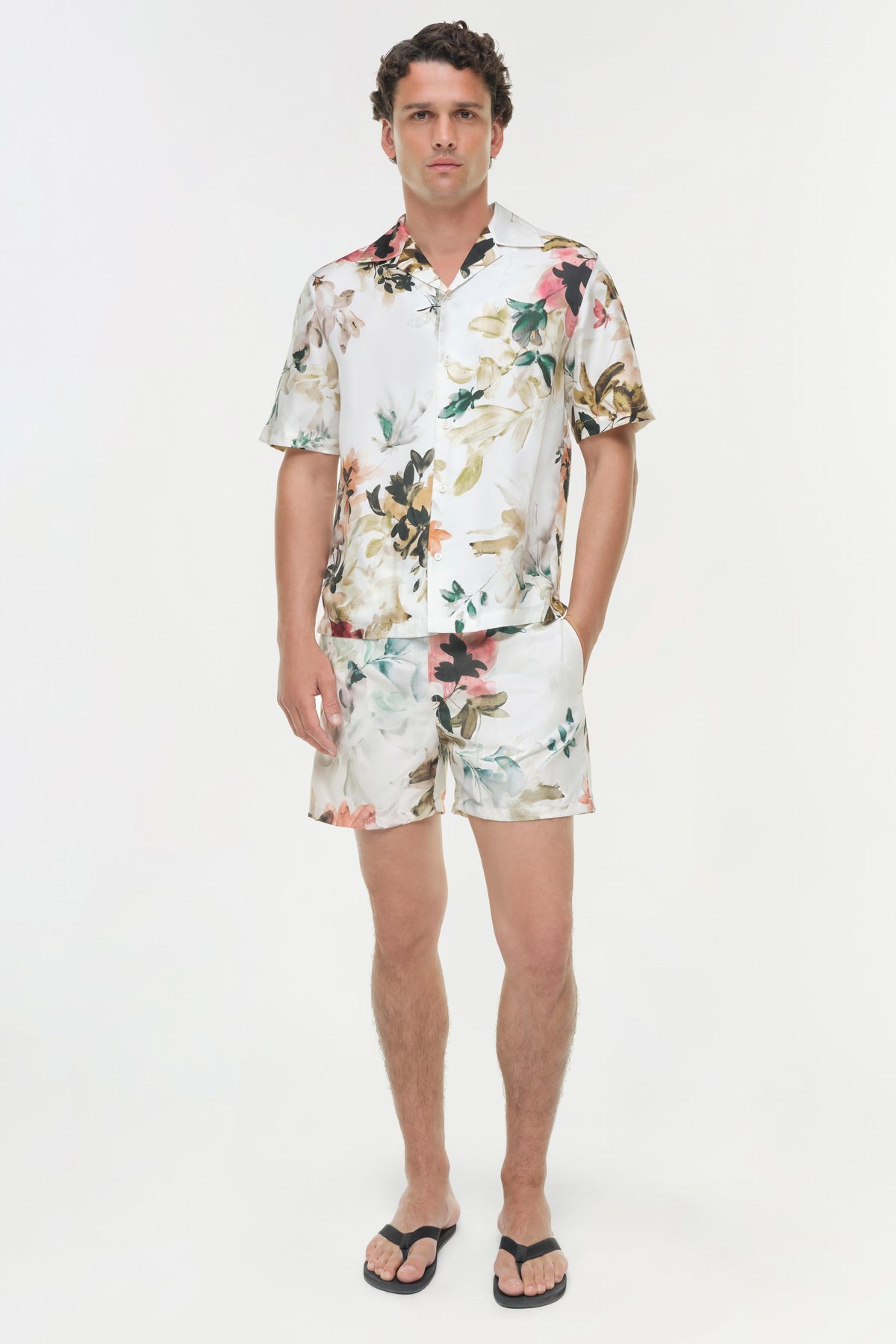 Lowell Floral Printed Swim Shorts