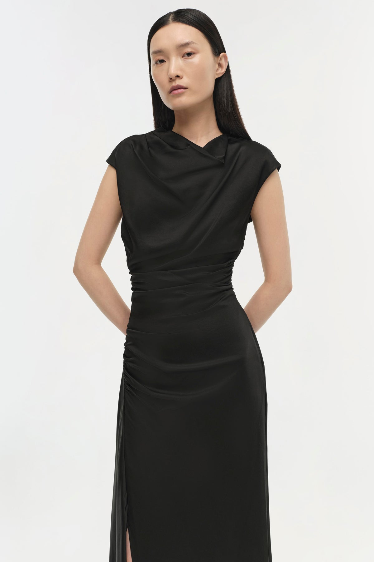 Burke Draped Dress