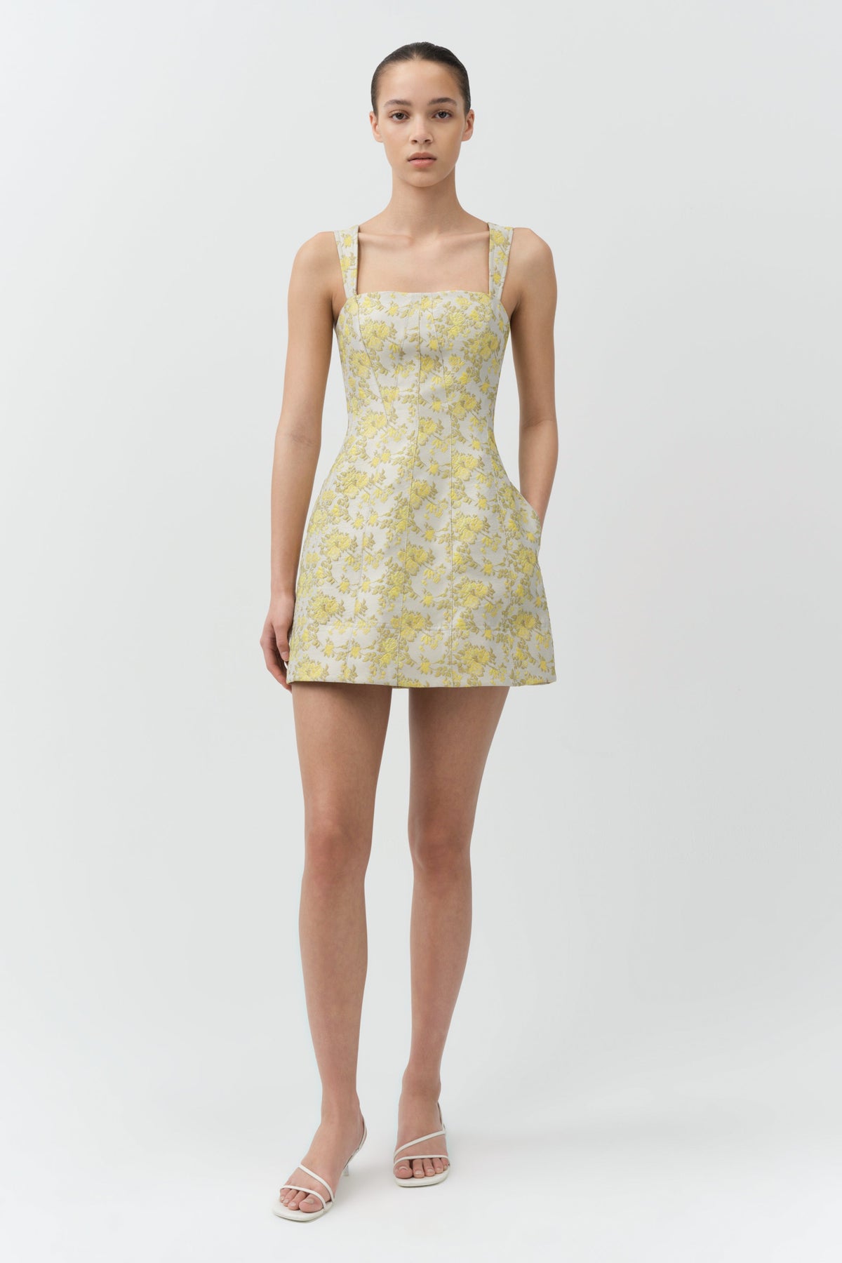 Lydia Jacquard Mini Dress
