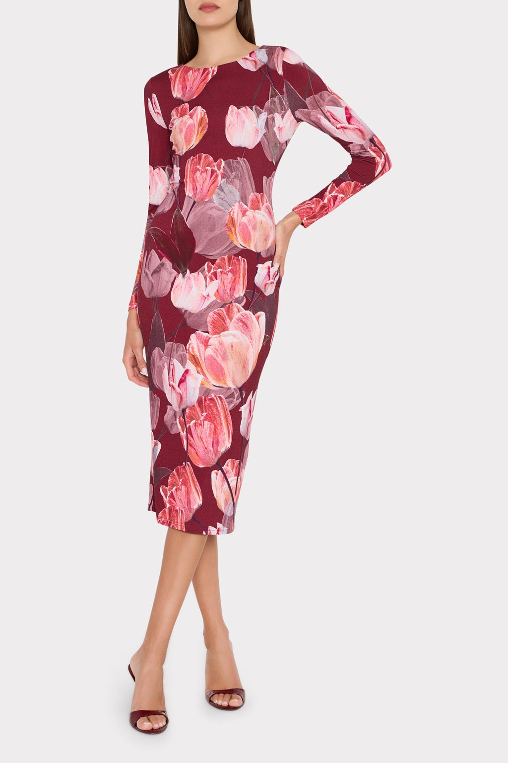 Abbygail Floral Midi Dress