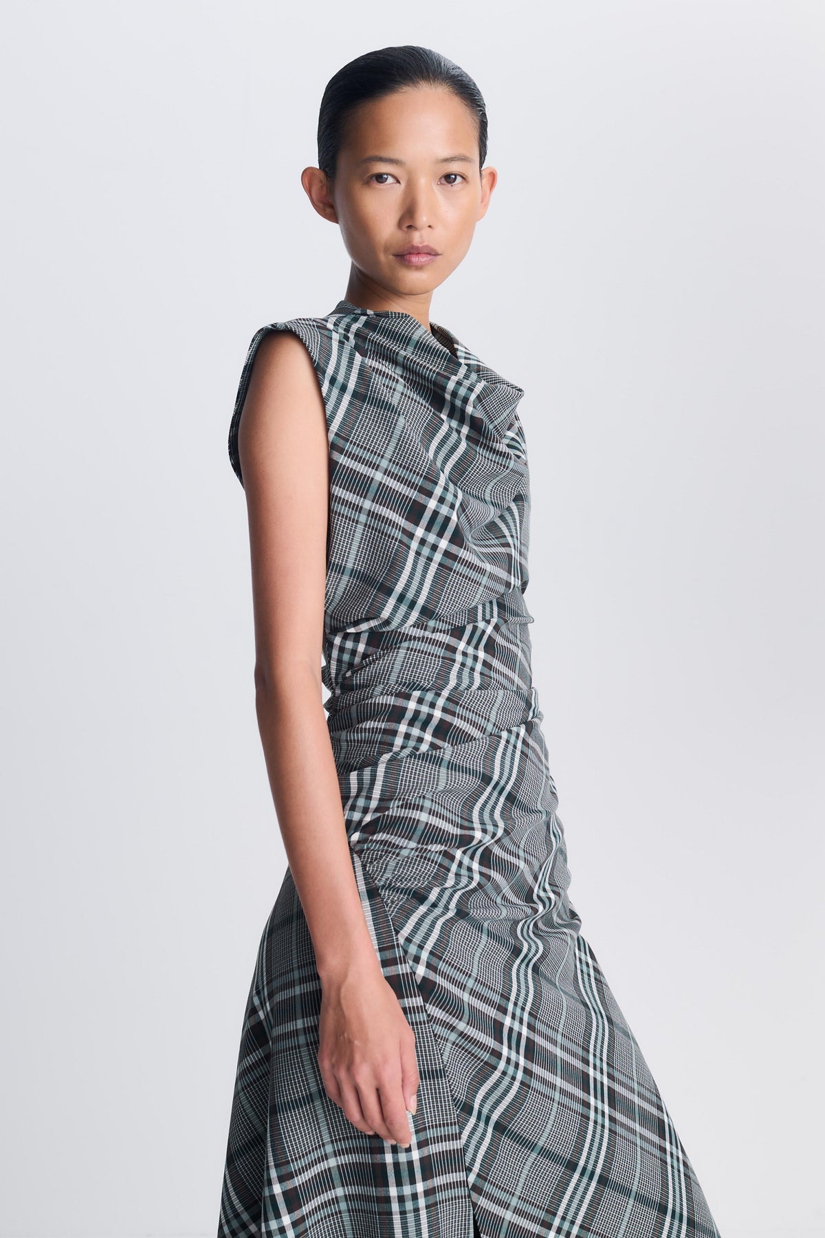 Burke Draped Midi Dress