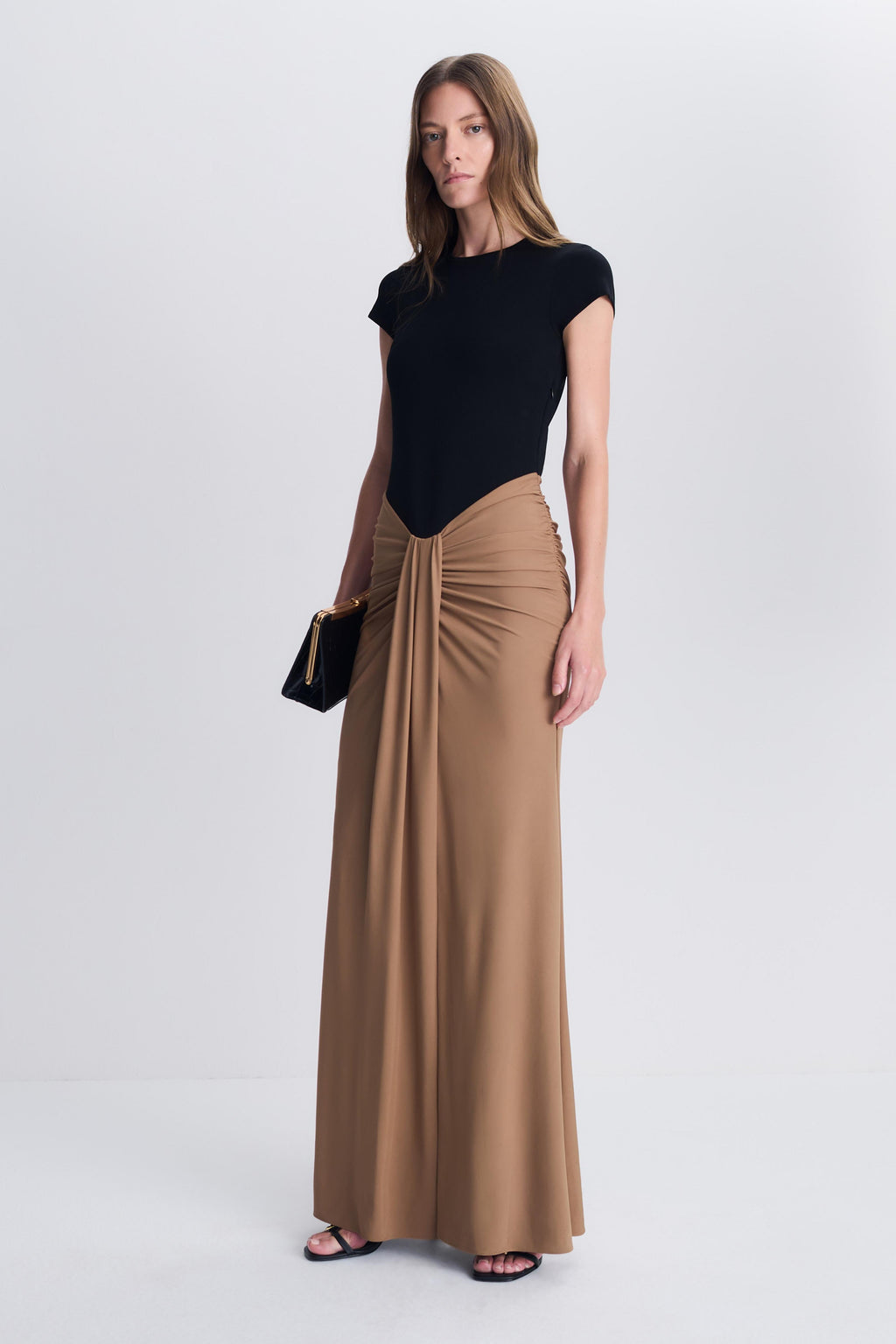 Matilde Draped Jersey Gown