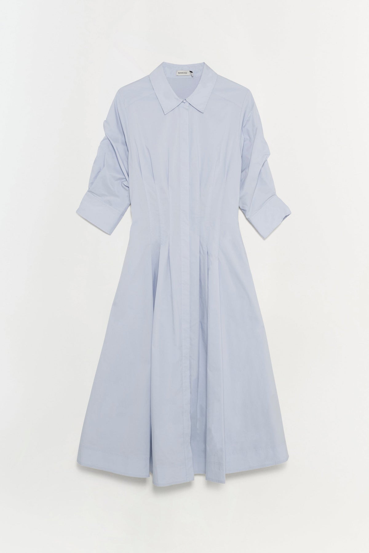 Jazz Cotton Pintuck Midi Dress