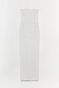 Savia Strapless Embellished Gown