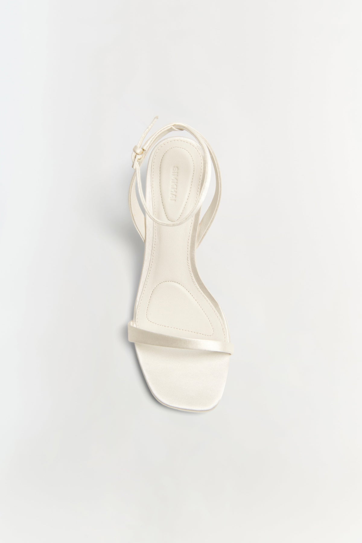 Bridget Satin Shell Wedge Sandal