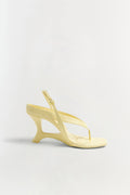 Darya Leather Wedge Thong Sandal