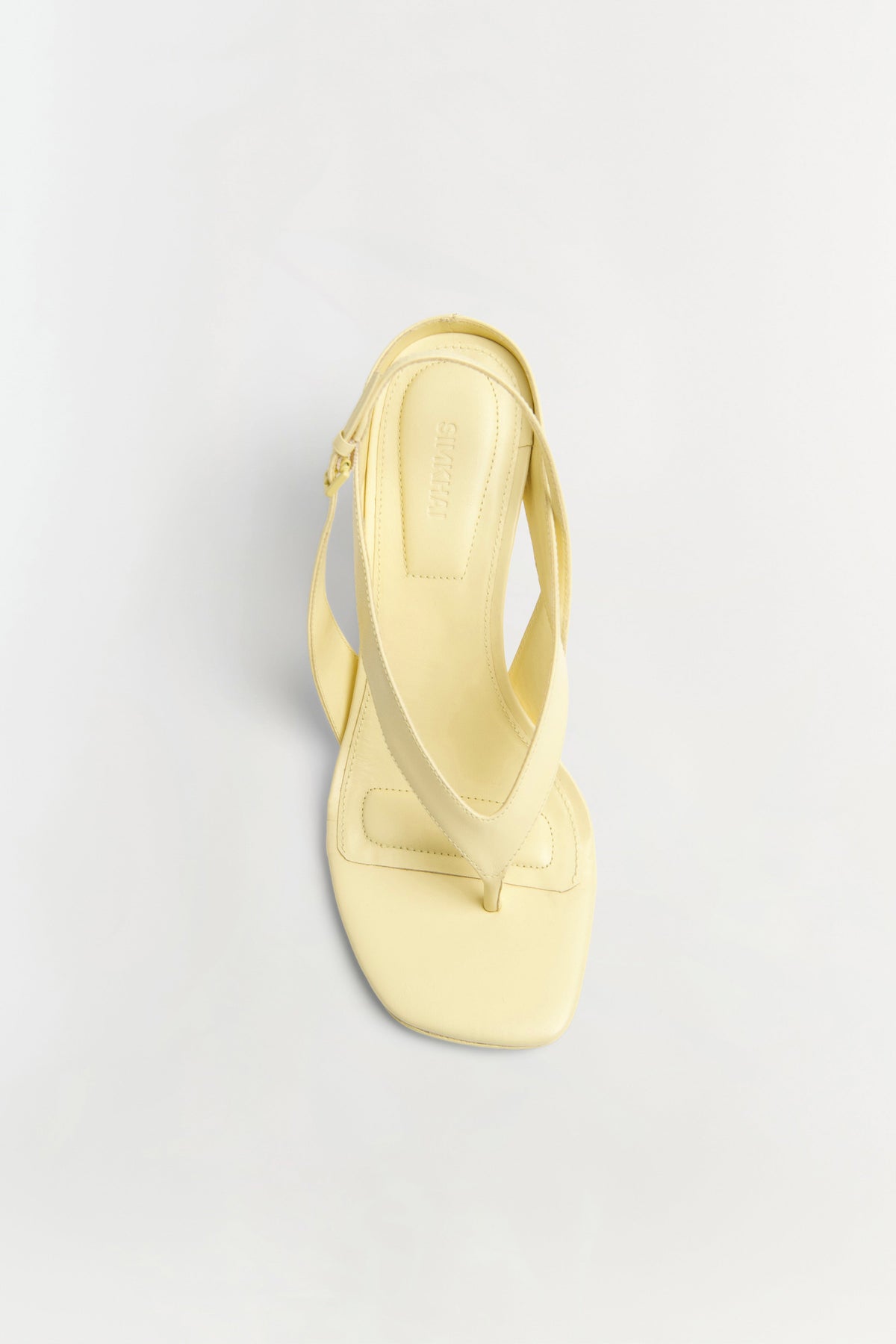 Darya Leather Wedge Thong Sandal