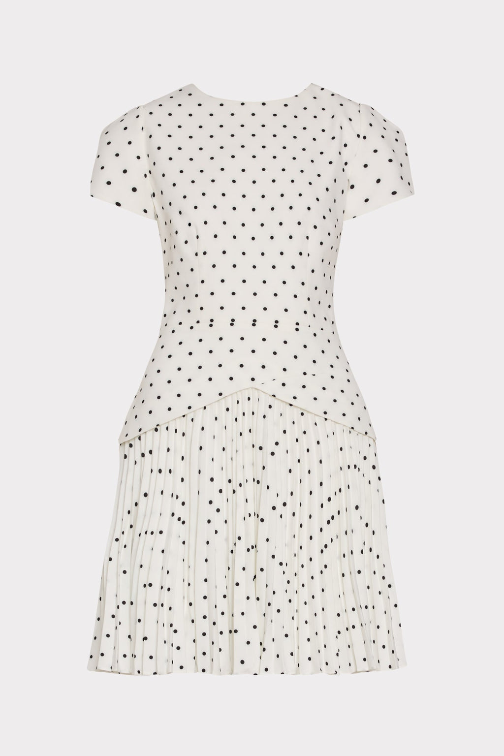 Haddy Short Sleeve Polka Dot Mini Dress