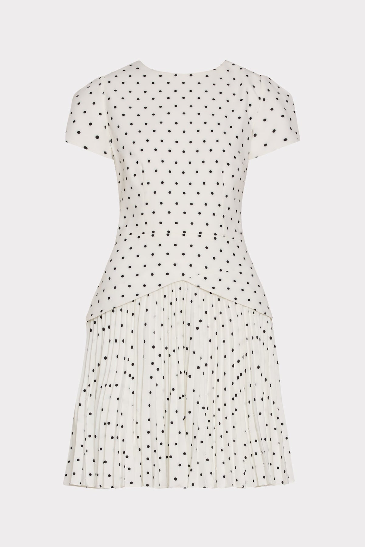 Haddy Short Sleeve Polka Dot Mini Dress