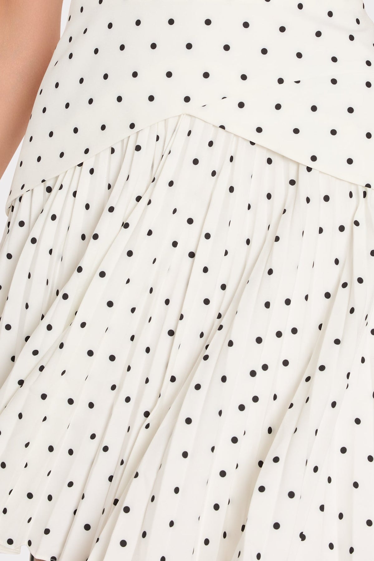 Haddy Short Sleeve Polka Dot Mini Dress