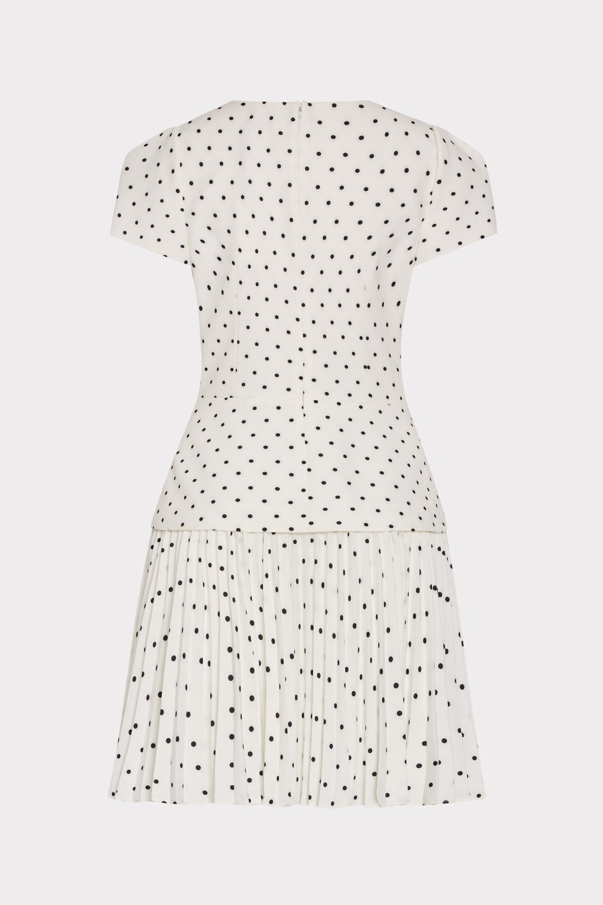 Haddy Short Sleeve Polka Dot Mini Dress