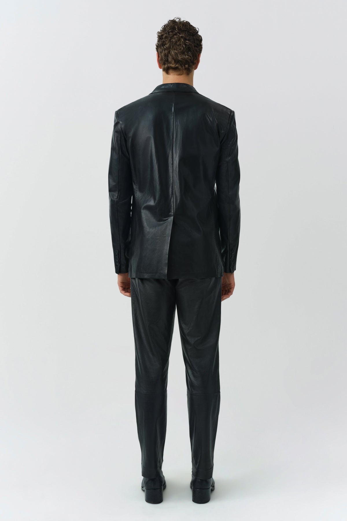 Linden Leather Blazer