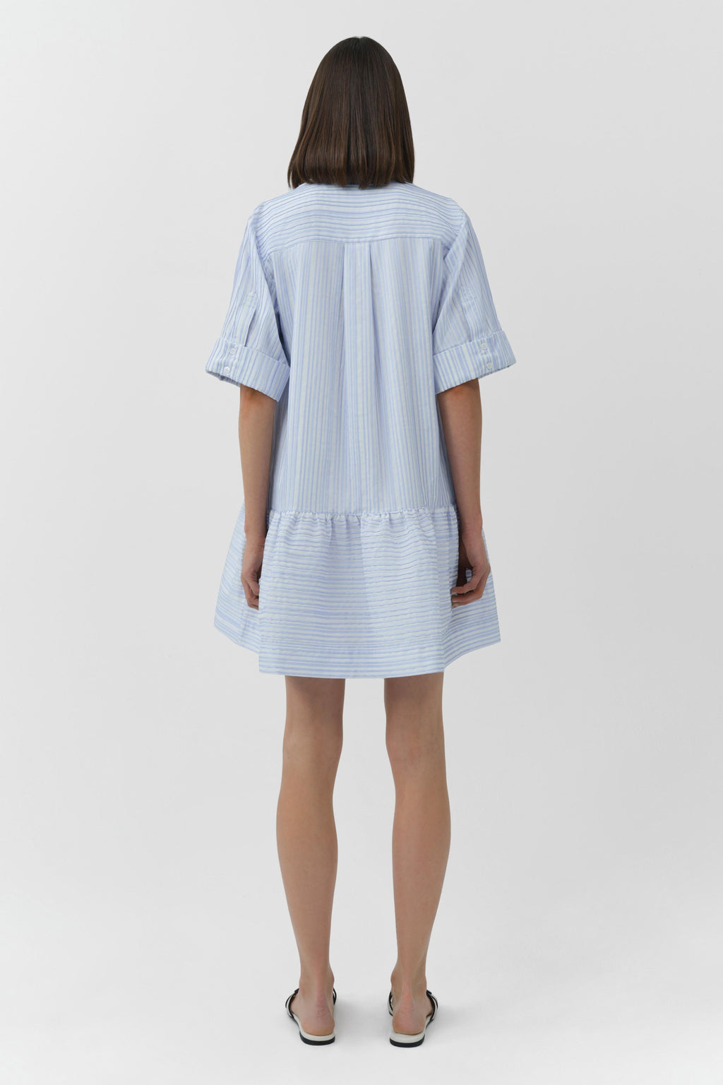 Cris Short Sleeve Shirt Dress