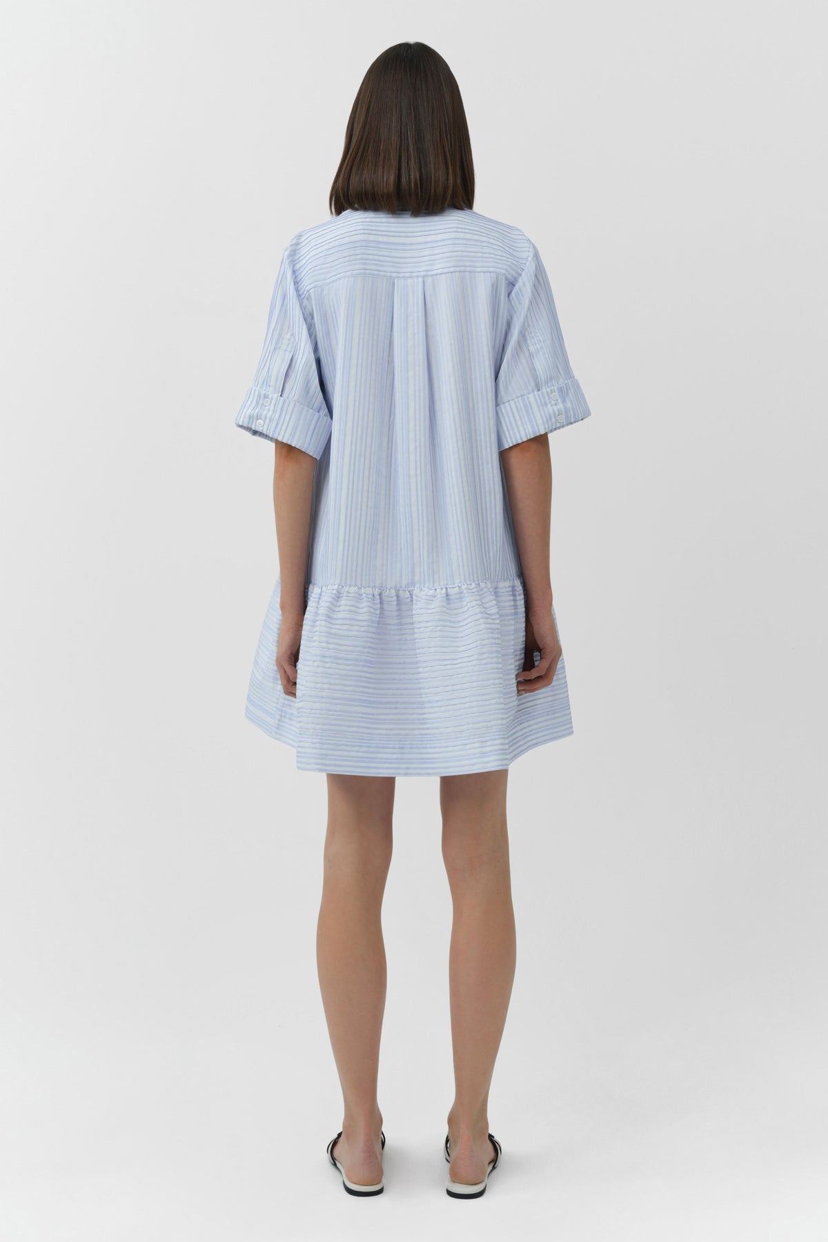 Cris Short Sleeve Shirt Dress