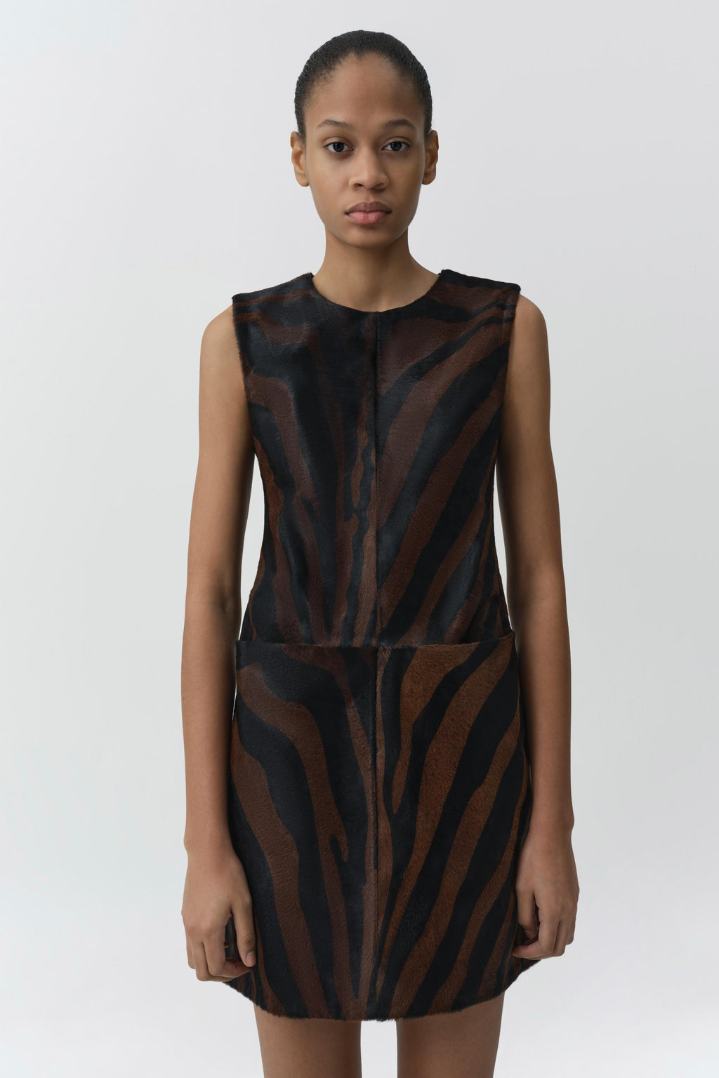 Sonoma Calf Hair Mini Dress