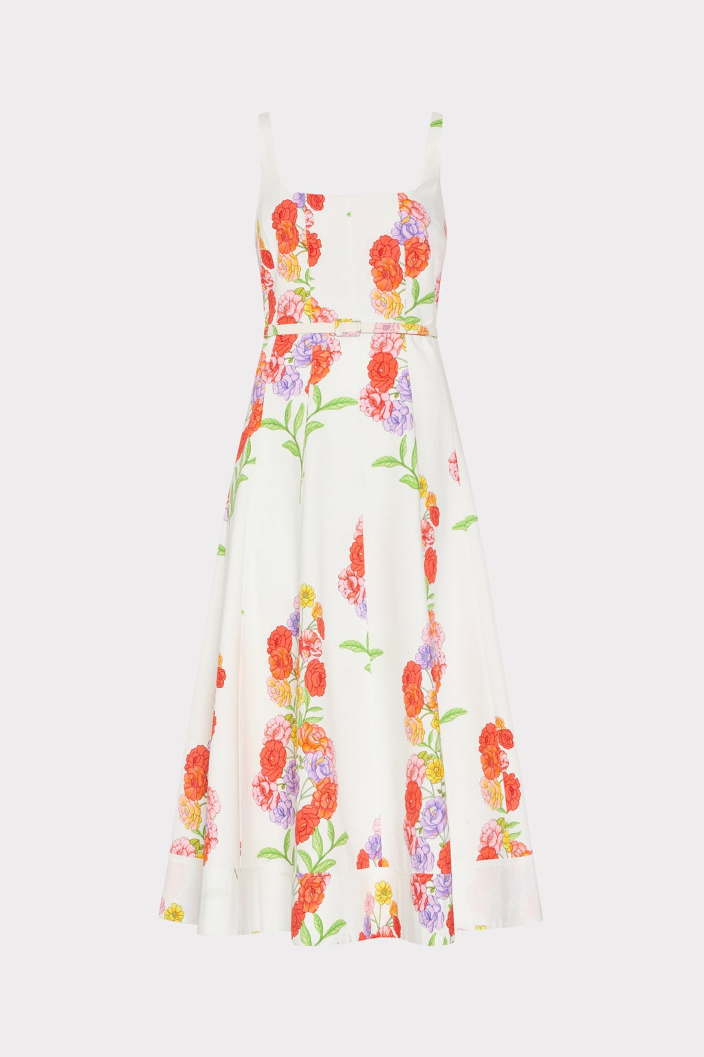 Nia Printed Midi Dress