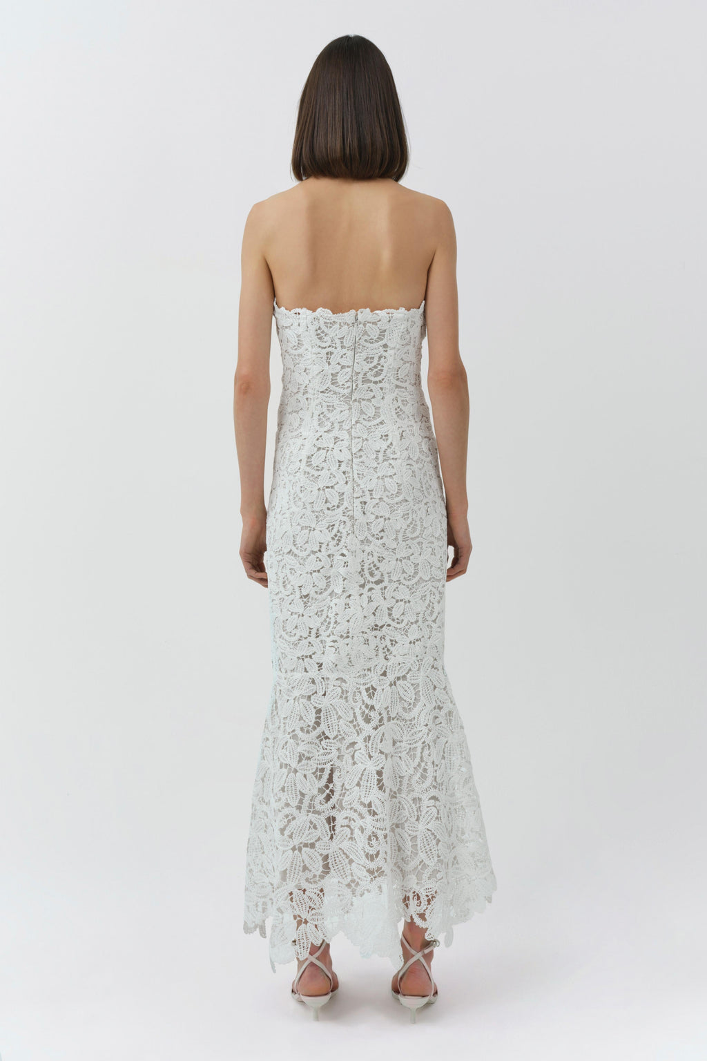Sera Floral Raffia Bustier Midi Dress