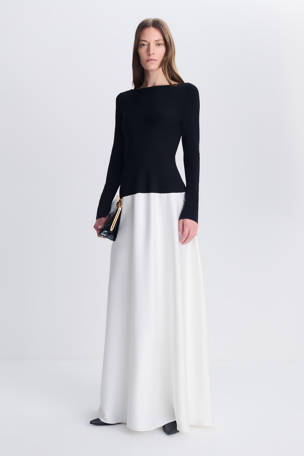 Paola Satin Knit Gown
