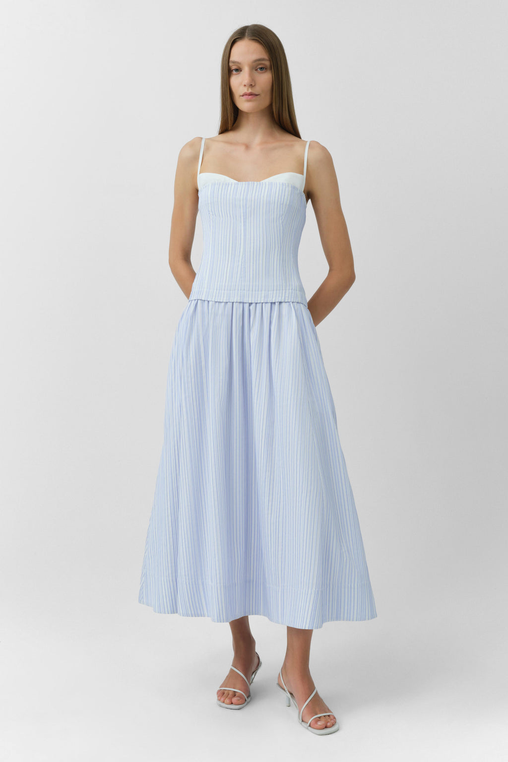Quinlin Bustier Midi Dress