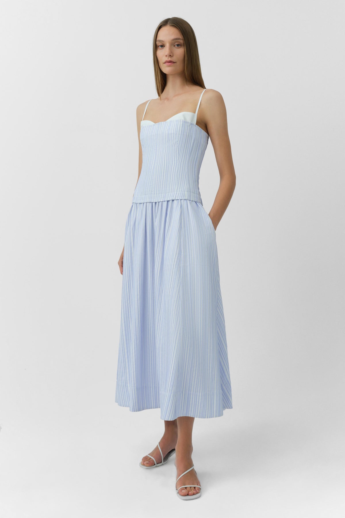 Quinlin Bustier Midi Dress